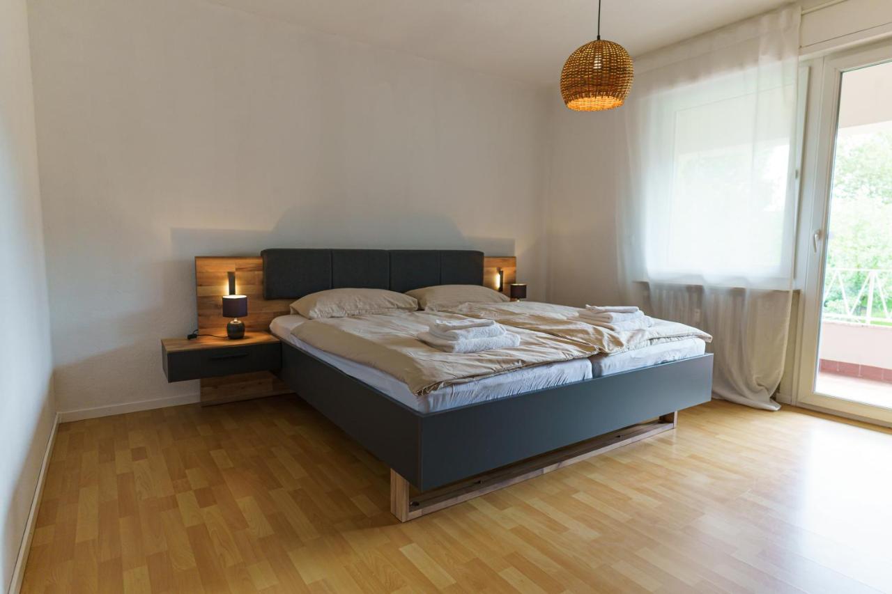 Grosszuegiges Apartment Mit Balkon Fuer Monteure Und Feriengaeste ديلينجن دير سار المظهر الخارجي الصورة